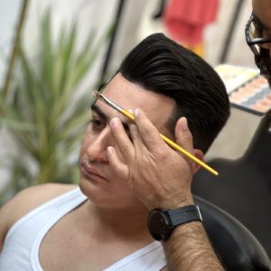 میکاپ داماد و کاشت موقت